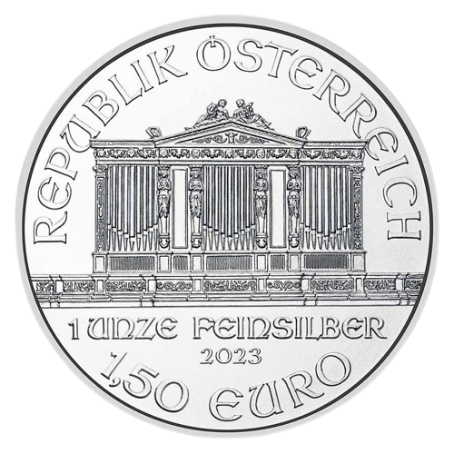 Moneda de PLATA pura 1 onza FILARMÓNICA de Viena varios años - Imagen 2