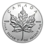 moneda colección plata maple leaf 2013