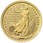 moneda 1/10 onza oro britannia 2024