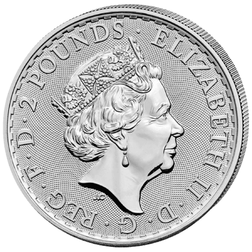 Moneda de PLATA pura 1 onza BRITANNIA varios años - Imagen 2