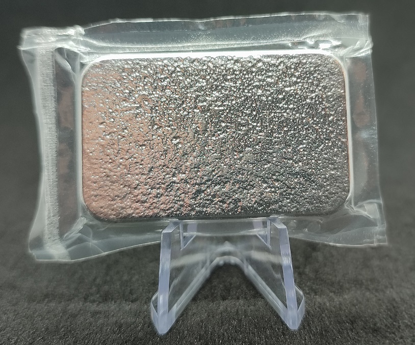 LOTE 3 Lingotes de plata pura 9999 100gr Niue 2022 - Imagen 3