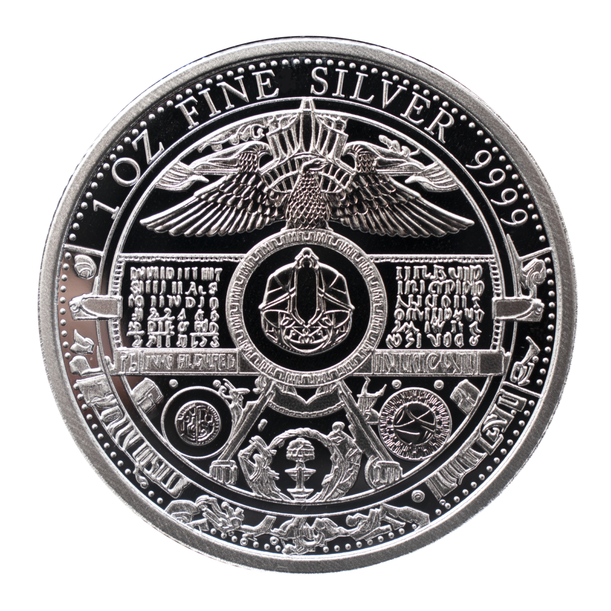 Moneda de PLATA pura 1 onza AI de Chad 2023 - Imagen 2