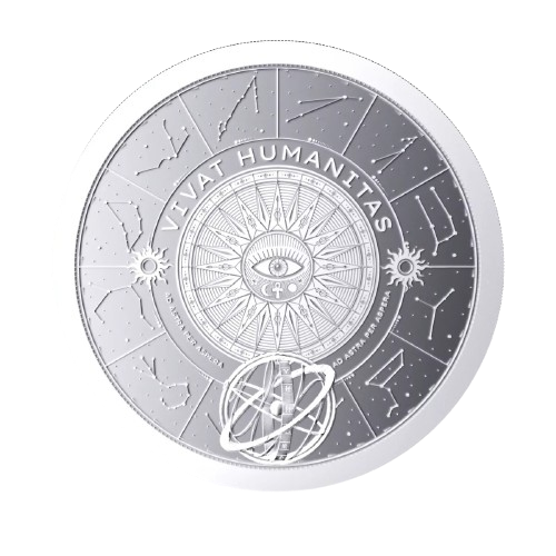 Moneda de PLATA pura 1 onza VIVAT HUMANITAS 2024