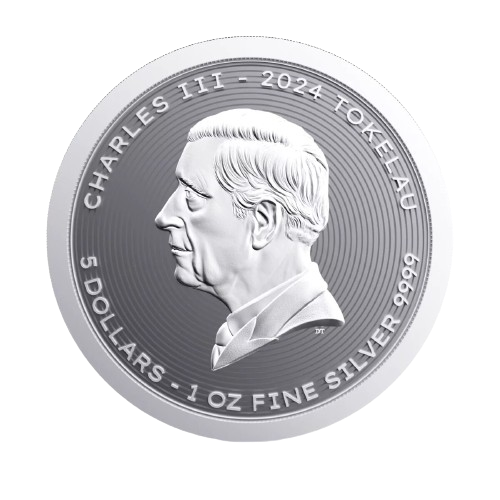 Moneda de PLATA pura 1 onza VIVAT HUMANITAS 2024 - Imagen 2