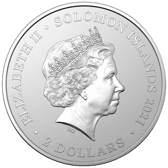 Moneda de PLATA pura 1 onza REINAS PIRATAS 2021 - Imagen 2