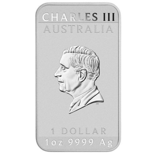 Moneda RECTANGULAR de PLATA pura 1 onza DRAGÓN de Australia 2024 - Imagen 2
