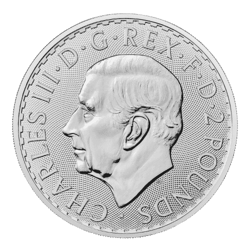 Moneda de PLATA pura 1 onza BRITANNIA 2025 - Carlos III - Imagen 2