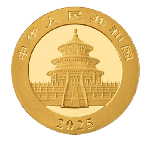 <b>PREVENTA 25 DÍAS</b> - Moneda de ORO puro de 3gr PANDA CHINO 2025- <b>ENVÍO GRATIS</b> - Imagen 2