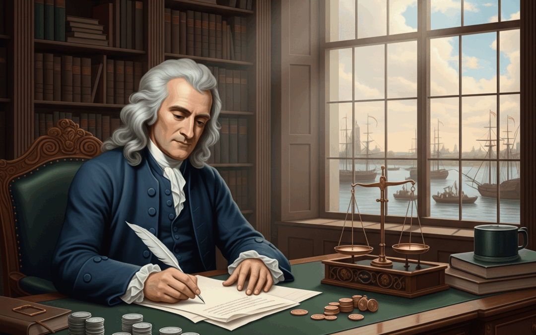 El ‘Accidente’ de Isaac Newton: Cómo el Genio de la Física Puso a Inglaterra en el Patrón Oro sin Querer