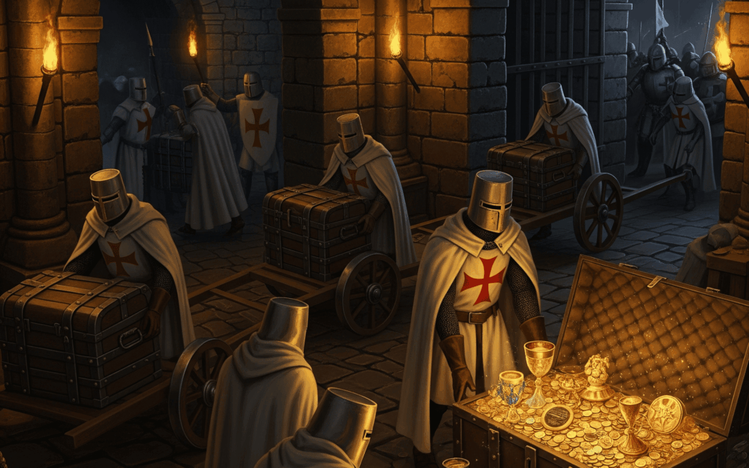 El Tesoro Desaparecido de los Templarios: ¿La Mayor Fortuna en Oro y Plata Jamás Ocultada?