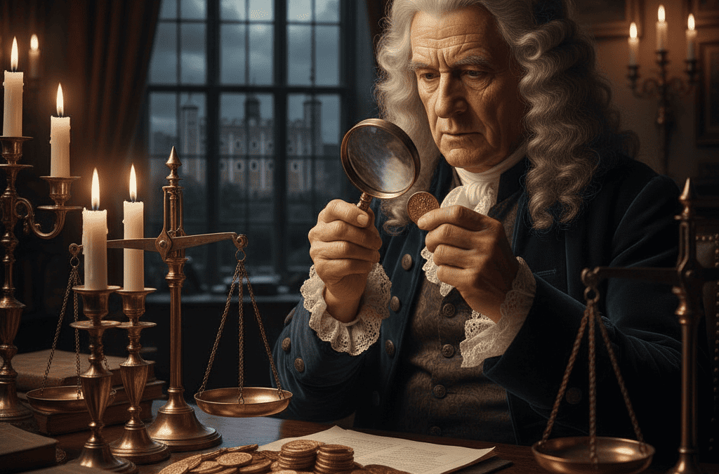 Isaac Newton y el «error» que puso al Oro en el trono del mundo