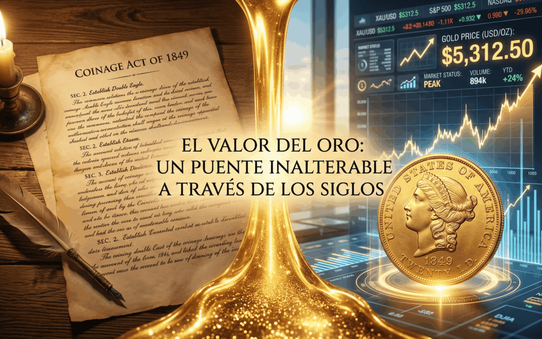 3 de marzo de 1849: El nacimiento del «Doble Águila» y la moneda que vale 20 millones
