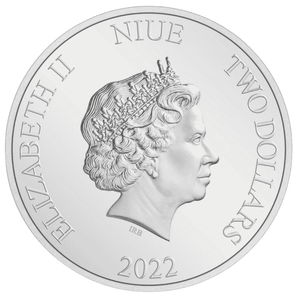 Moneda de PLATA pura 1 onza TORTUGA de Niue 2022 - Imagen 2