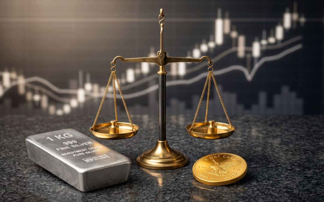 Oportunidad en el mercado de la plata: Ratio oro/plata y corrección desde máximos