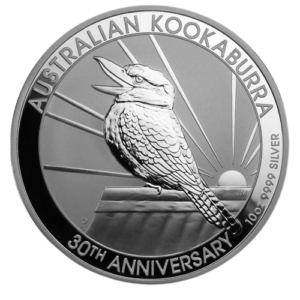 Moneda de PLATA pura 1 onza Kookaburra de Australia 2020